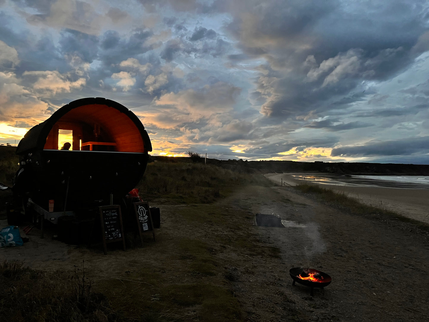 Sauna Sounds, Cullen Beach, Friday 5th December